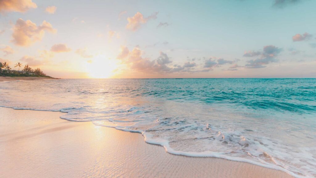 vom Meer und Wind streicheln lassen